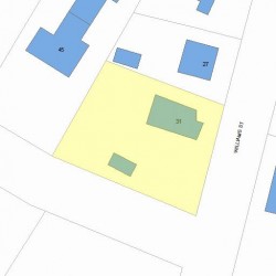 31 Williams St, Newton, MA 02464 plot plan