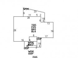 17 Bartlett Ter, Newton, MA 02459 floor plan