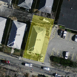 77 Charlesbank Rd, Newton, MA 02458 aerial view