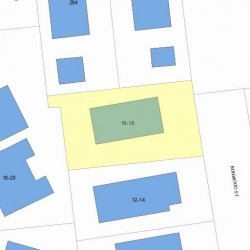 16 Bonwood St, Newton, MA 02460 plot plan