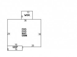 46 Underwood Ave, Newton, MA 02465 floor plan