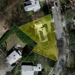 77 Quinobequin Rd, Newton, MA 02462 aerial view