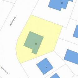 85 Islington Rd, Newton, MA 02466 plot plan