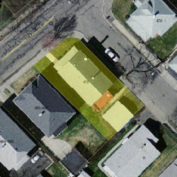 478 California St, Newton, MA 02460 aerial view