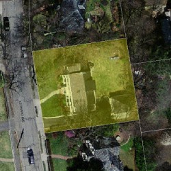 24 Leonard Ave, Newton, MA 02465 aerial view