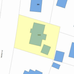 1000 Walnut St, Newton, MA 02461 plot plan