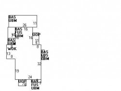 87 Bowdoin St, Newton, MA 02461 floor plan