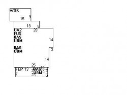 15 Mague Pl, Newton, MA 02465 floor plan