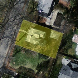 28 Brookdale Rd, Newton, MA 02460 aerial view