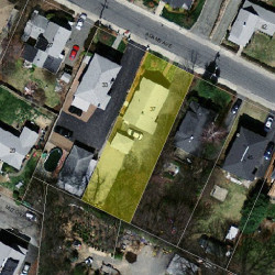 37 Adams Ave, Newton, MA 02465 aerial view