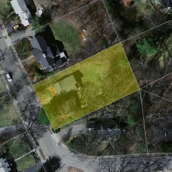 252 Upland Ave, Newton, MA 02461 aerial view