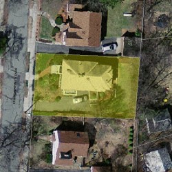 16 Commonwealth Park, Newton, MA 02459 aerial view