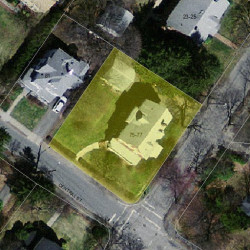 77 Central St, Newton, MA 02466 aerial view