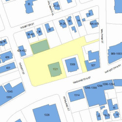 1321 Washington St, Newton, MA 02465 plot plan