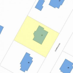 37 Cheswick Rd, Newton, MA 02466 plot plan