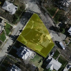 49 Elmhurst Rd, Newton, MA 02458 aerial view