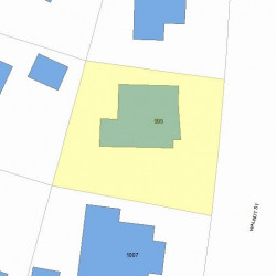 999 Walnut St, Newton, MA 02461 plot plan