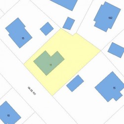 11 Niles Rd, Newton, MA 02461 plot plan