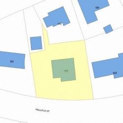 177 Franklin St, Newton, MA 02458 plot plan