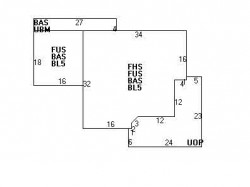 137 Hunnewell Ave, Newton, MA 02458 floor plan