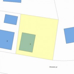 8 Cannon St, Newton, MA 02461 plot plan