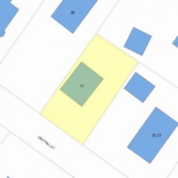 81 Central St, Newton, MA 02466 plot plan