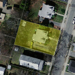 21 Talbot St, Newton, MA 02465 aerial view