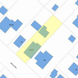 57 Broadway Ter, Newton, MA 02460 plot plan