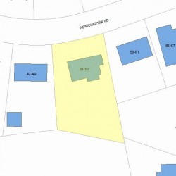 51 Westchester Rd, Newton, MA 02458 plot plan