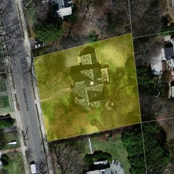 34 Somerset Rd, Newton, MA 02465 aerial view