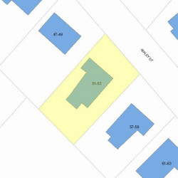 53 Ripley St, Newton, MA 02459 plot plan