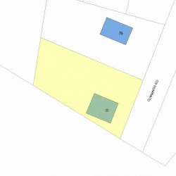 85 Cummings Rd, Newton, MA 02459 plot plan