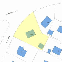 2396 Commonwealth Ave, Newton, MA 02466 plot plan