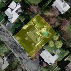 34 Peregrine Rd, Newton, MA 02459 aerial view