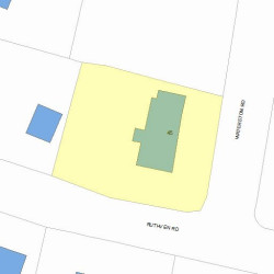 45 Waterston Rd, Newton, MA 02458 plot plan