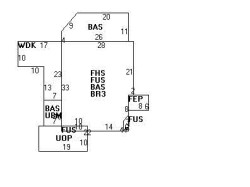 26 Saxon Rd, Newton, MA 02461 floor plan