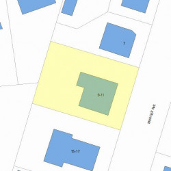 9 Bridges Ave, Newton, MA 02460 plot plan