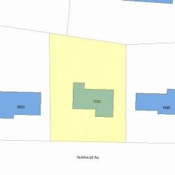 1595 Commonwealth Ave, Newton, MA 02465 plot plan