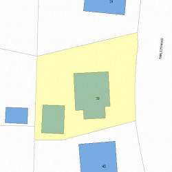 39 Tarleton Rd, Newton, MA 02459 plot plan