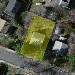 38 Maplewood Ave, Newton, MA 02459 aerial view