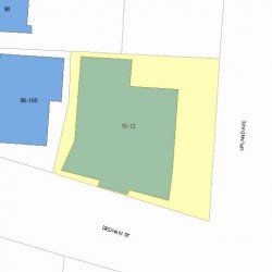 12 Dedham St, Newton, MA 02461 plot plan