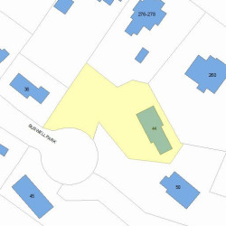 44 Buswell Park, Newton, MA 02458 plot plan