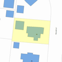 49 Ballard St, Newton, MA 02459 plot plan