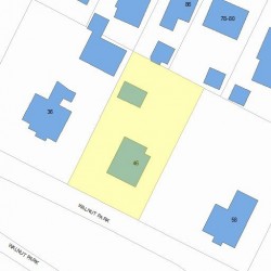 46 Walnut Park, Newton, MA 02458 plot plan