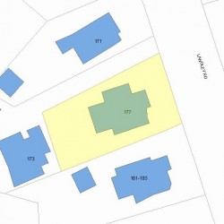 177 Langley Rd, Newton, MA 02459 plot plan