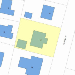77 Grasmere St, Newton, MA 02458 plot plan