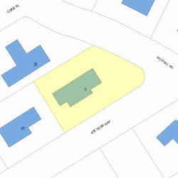 9 Stetson Way, Newton, MA 02468 plot plan