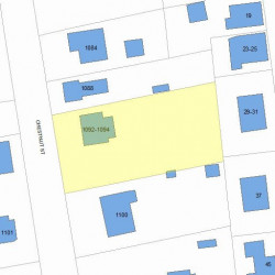 1094 Chestnut St, Newton, MA 02464 plot plan