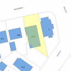 17 Elliot St, Newton, MA 02461 plot plan