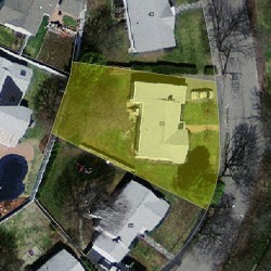 51 Albemarle Rd, Newton, MA 02460 aerial view